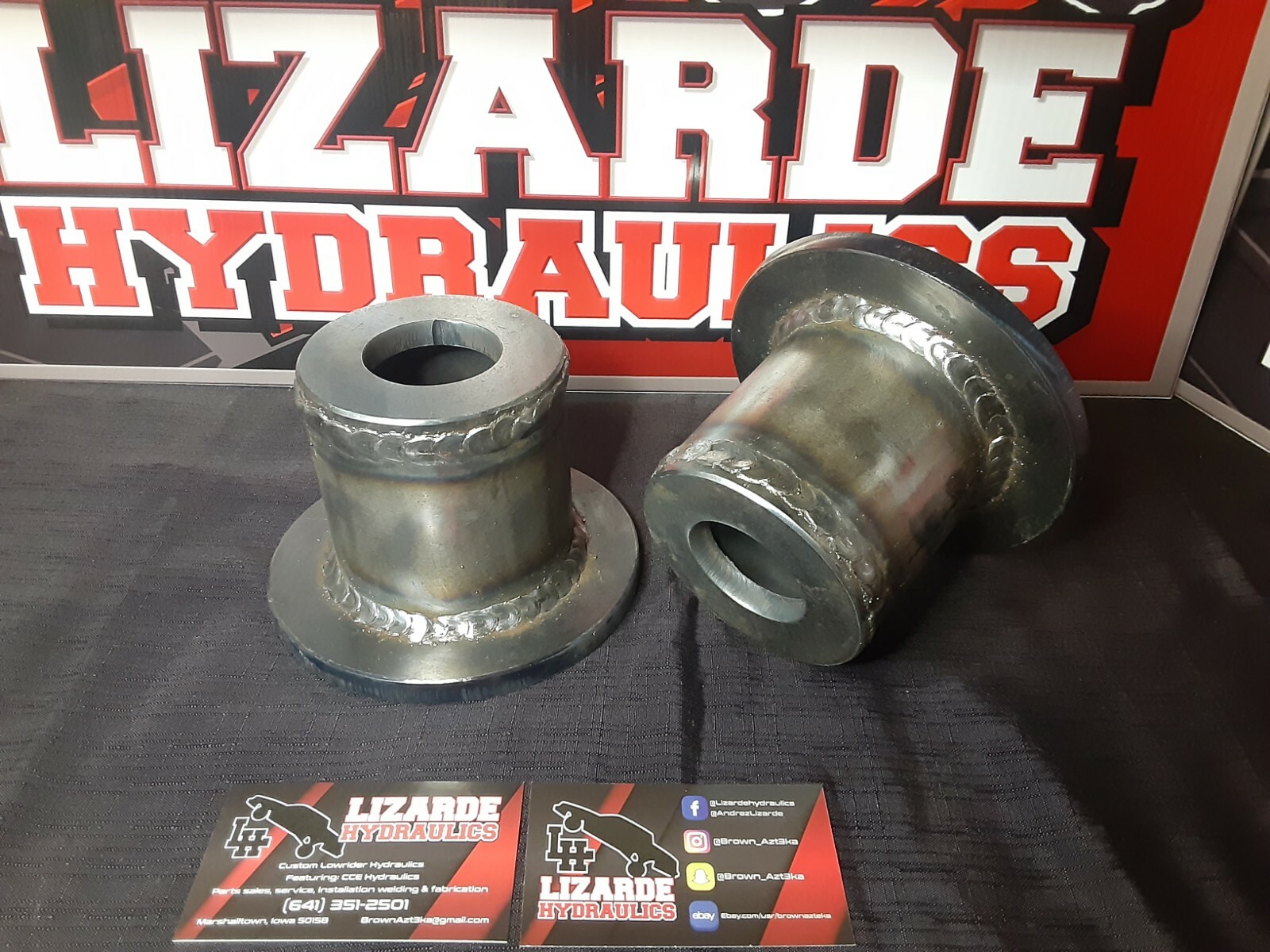 Lowrider Hydraulics *Prewelded Super Deep Rear coil over Cups (1 Pair
