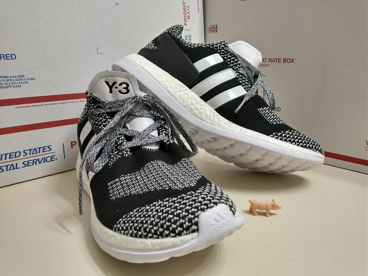Yohji Yamamoto Y-3 Adidas Mens Y3 Pureboost ZG Knit Sneakers Size