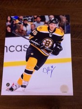 Boston Bruins David Krejci Autographed 8x10 Photo Pose 3