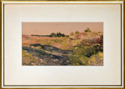 Bochmann, Hösel. [Signed Original Watercolour, Framed].