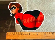 The Incredibles Elastigirl Helen Parr Custom Sticker Decal fun ecchi pin up lewd