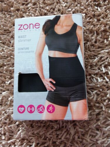 BN&BOXED - ZONE TRAINING  - WOMENS BLACK WAIST SLIMMER - Picture 1 of 3