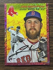 2023 Topps Chrome Platinum Anniversary Josh Winckowski Fuchsia Shimmer #/100 RC