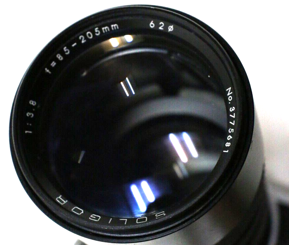 Pentax Asahi K1000 Film Camera With telephoto Lens SOLIGOR f=85