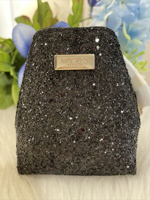 New Kate spade Clifton lane black glitter penguin coin purse