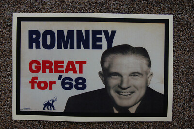Romney #1 campaign poster 1968