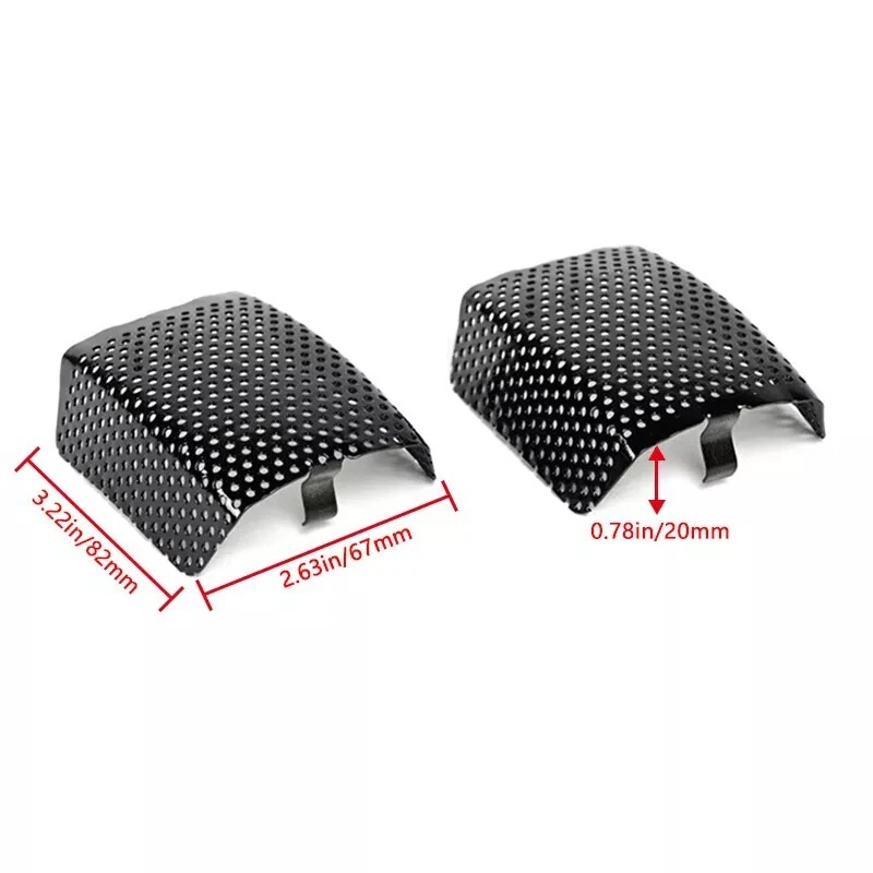 Black Brake Caliper Insert Cover for Harley Davidson Touring 08-Up, V-Rod, Trike - Image 4 of 4