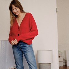 jigsaw slouchy rib cardigan