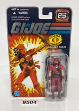 GI Joe 25th Anniversary Cobra Red Ninja The Enemy Foil Card Hasbro 2007