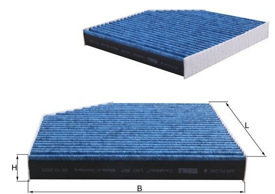 Mahle LAO 667 Filter, Innenraumluft-image
