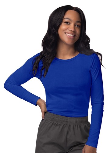 Sivvan Women's Medical Workwear T-Shirt Underscrub Top Comfort Long Sleeve Tee - Picture 19 of 210
