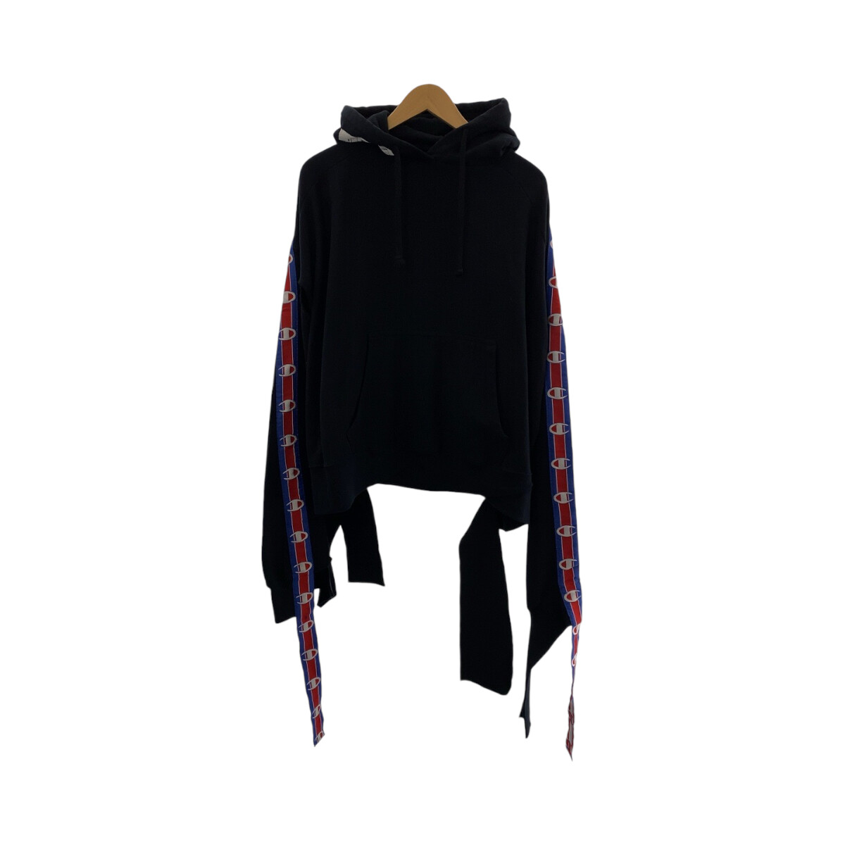 VETEMENTS Champion collaboration Cut-off Panel Logo Tape VETEMENTS Champion collaboration Cut-off Panel Logo Tape