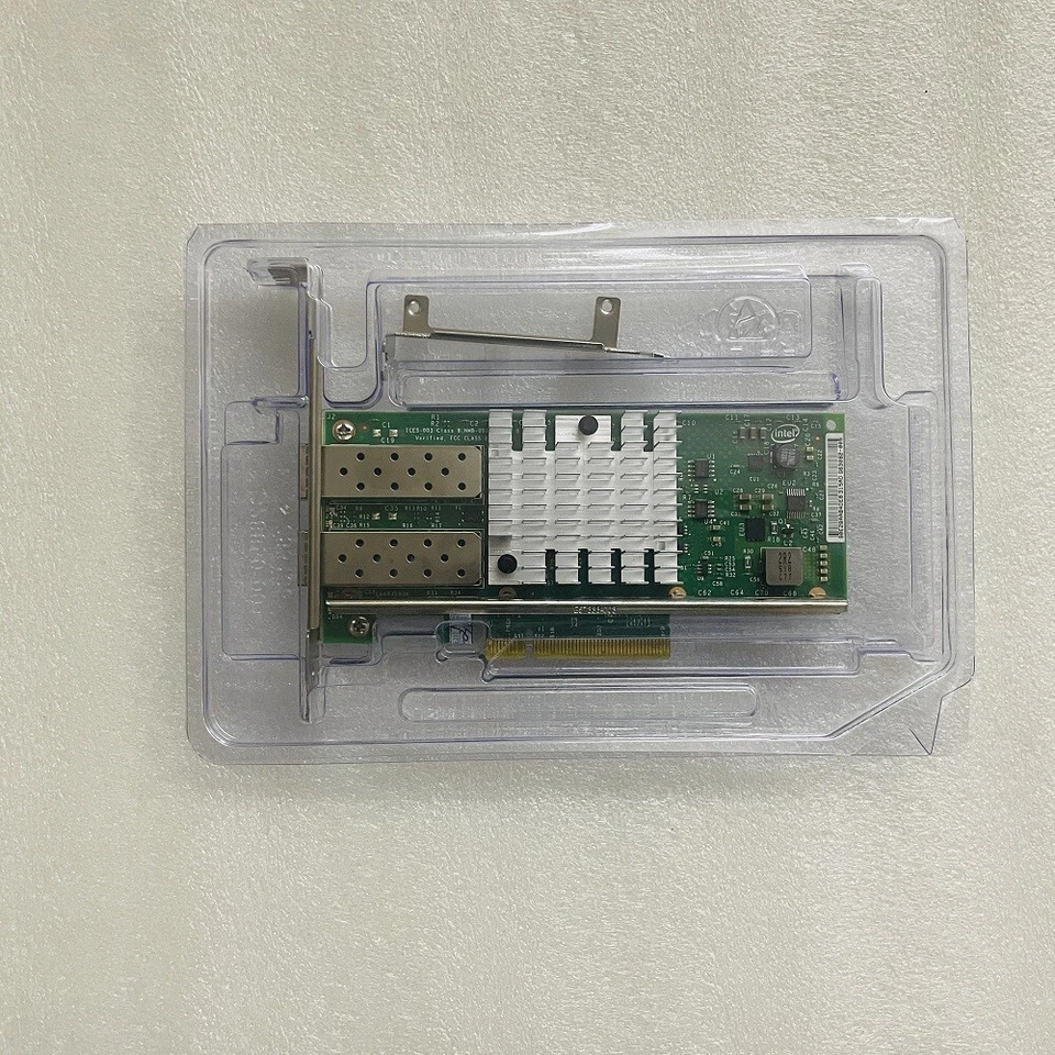 Intel X520-DA2 10 Gigabit 10GBe SFP Dual Port Ethernet Server Netzwerk adapter - Image 2 of 4