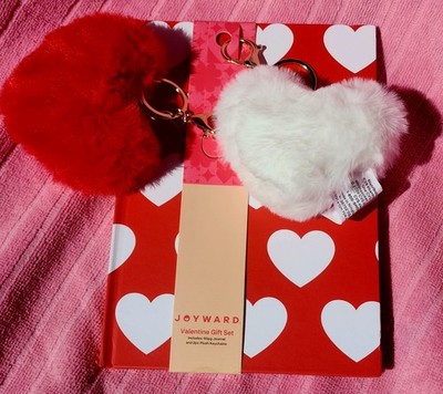Joyward Hardback Heart Journal with 2pc Plush Keychains