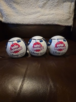 3 Zuru 5 Surprise Mini Brands Disney Store Edition Series 1 Capsule Ball New X3