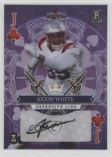 2023 5 Card Draw Stacked Deck Jack of Clubs 2/4 Keion White Rookie Auto RC 16wc. rookie card picture