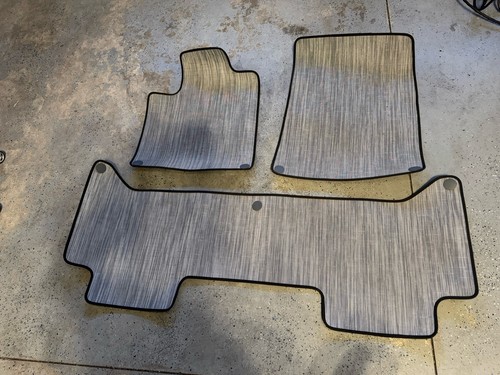 Rivian R1T Gen 2 Chilewich Floor Mats OEM Set Front Rear  Steel Reed - New
