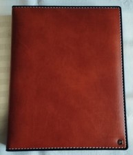Livre d'OR - NEUF - Couverture CUIR - Tranche OR - 208 Pages Vierges - HENZO