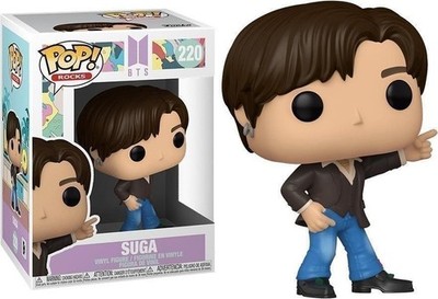 Funko Pop Rocks BTS DYNAMITE SUGA 220 VINYL FIGUR NEU