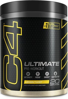 C4 Ultimate Pre Workout Pulver Lemon Twist 20 20 Portionen (1er Pack) 