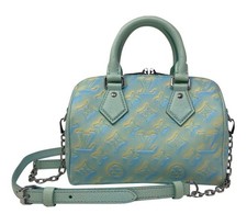 Louis Vuitton Speedy Bandouliere Duffle 20  Green Blue Stardust Empriente 