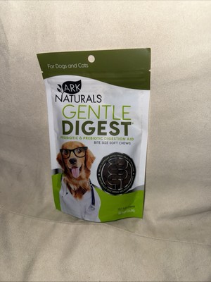 ARK NATURALS Gentle Digest Soft Chews, Vet Recommended Dog Cat Probiotics (119)