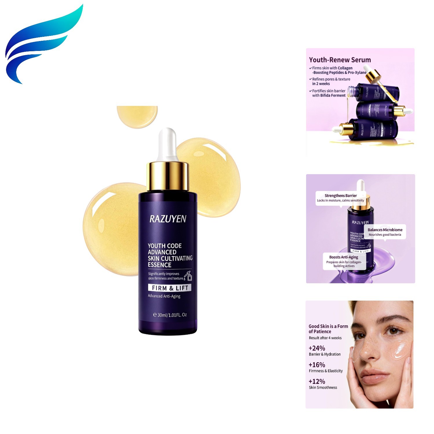 For Face, Collagen Hydrating Face Serum For Women Anti Aging, ...