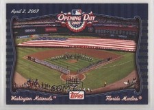 2007 Topps Opening Day Miami Marlins Washington Nationals Team Florida #OD3 9aj