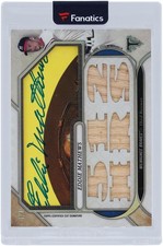 Eddie Matthews Milwaukee Braves Signed 2017 Topps Triple Threads #CA-EM 1/1 Card