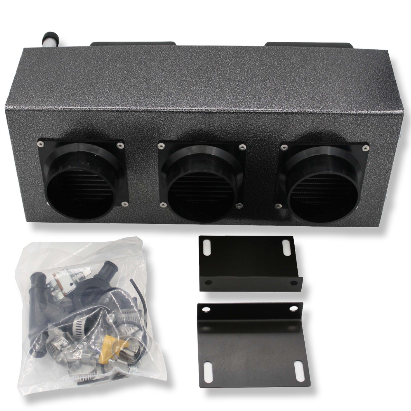 High Output Truck Cab Heater 30,000 BTU Heater 24 Volt Ag Bus Vans Boat Dual Fan