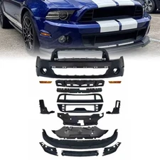 Fits 2010-2014 Ford Mustang GT500 Style Front Bumper Conversion to 2010 Style