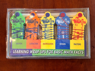LEARNING WRAP-UPS FOR BASIC MATH FACTS SET OF 5 SELF CORRECTING