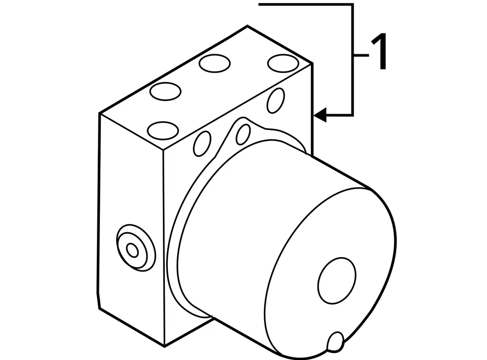 Антиблокировочная тормозная деталь в сборе полный привод 28iX подходит для BMW X1 1370751 12-15 годов выпуска - Изображение 4 из 4