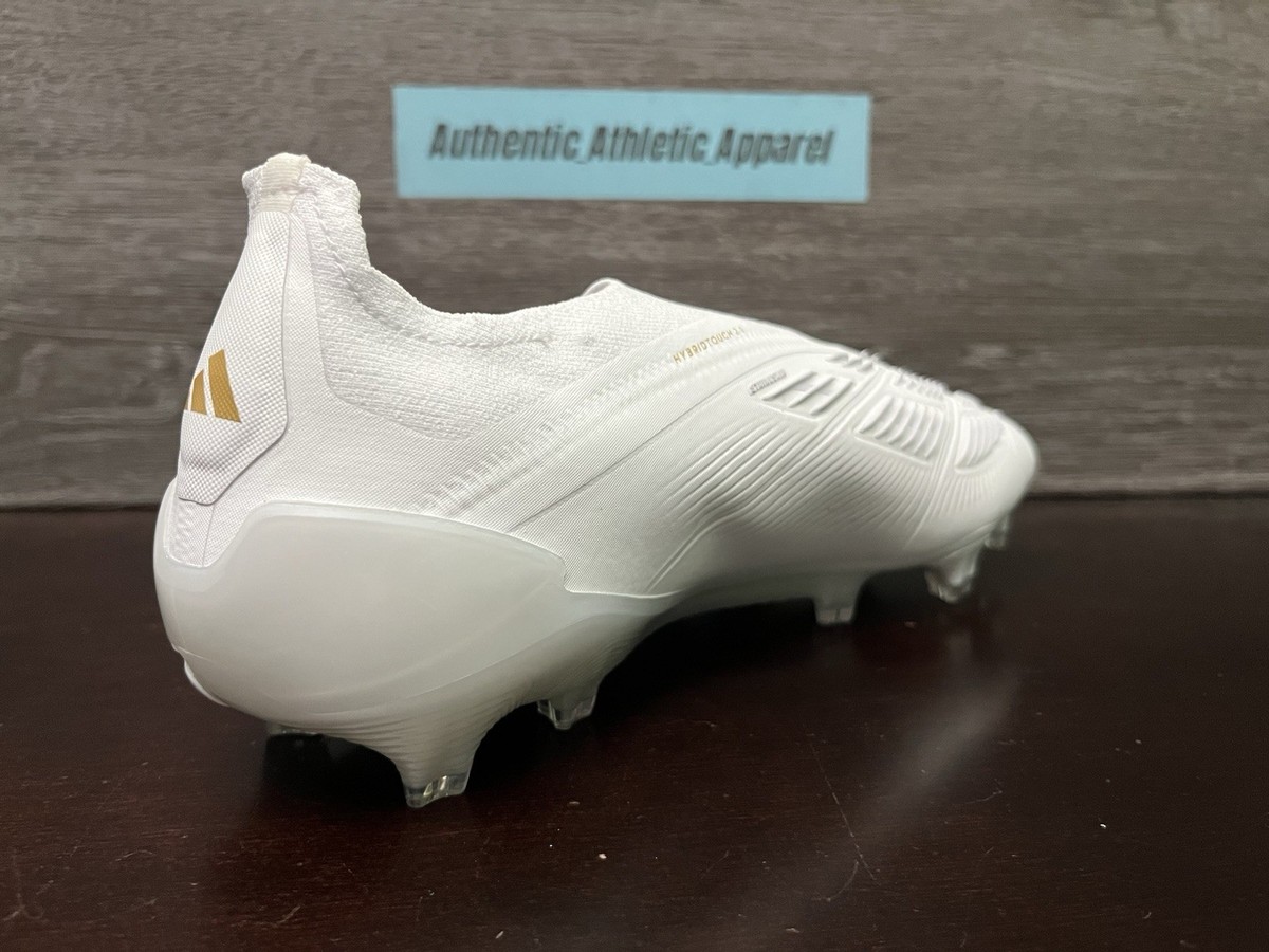 adidas Predator Elite Laceless FG White Gold Soccer Cleats  display picture 1