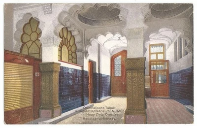 Dresden, Yenidze Tabak- und Zigaretten Fabrik, Reklame-Ak um 1910, Salem Gold - Bild 1 von 2