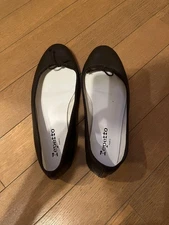 Repetto Ballet Flats Brown Leather Women's Shoes Size (Please Check Description)