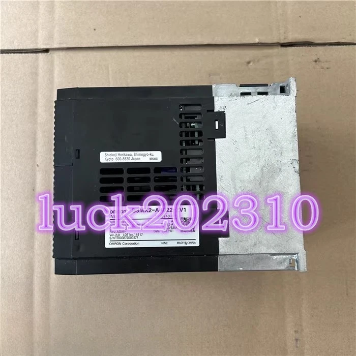 1PC USED 3G3MX2-A4022-ZV1 3G3MX2 series OMRON inverter 2.2KW 380V #YY - Image 2 of 3
