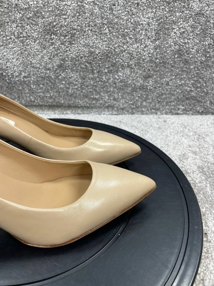 Tacones Diane von Furstenberg para mujer talla 9 M Olee Pump beige punta aguja Foto 2 de 4