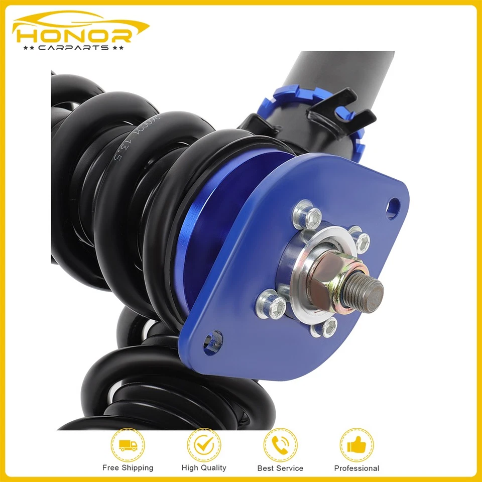 For Nissan 350Z 2003-2008 Coilovers Struts Shocks Suspension Springs Adj Height - Image 2 of 4