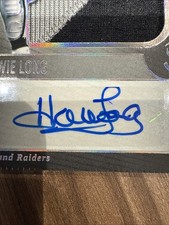 2025 Panini Silhouette Howie Long Silhouettes Patch Auto Silver /25 Raiders