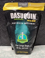 Dasuquin Joint Health Supplement For Large Dogs 60lbs & Over 150 Chews B9