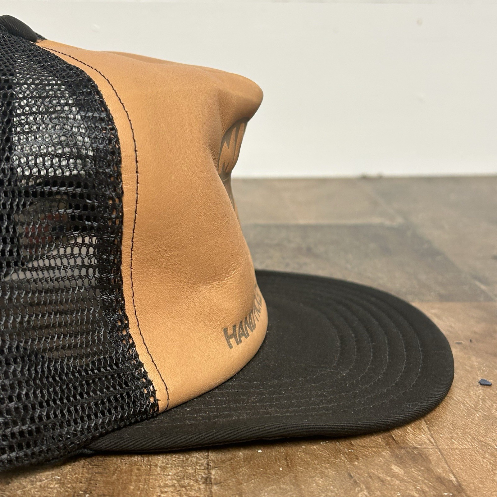 Mac Tools Leather Front Mesh SnapBack Trucker Hat… - image 13