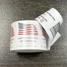 1 Roll Of 100 First Class Flag U.S. Postage Stamps