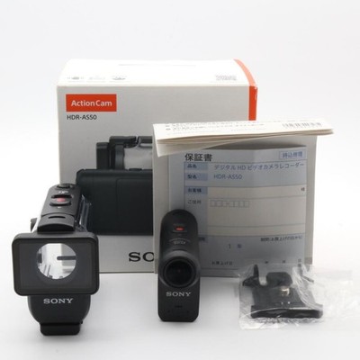 Sony HDR-AS50 Action Cam 4K Wi-Fi Action Camera Complete Set Tested Working