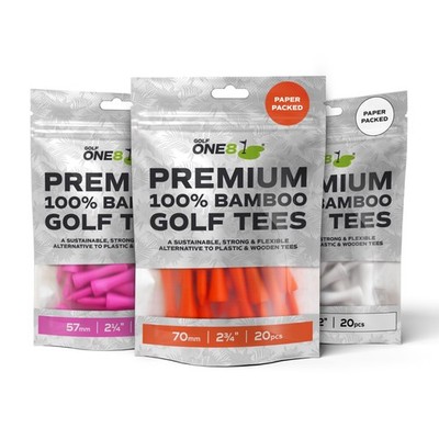 Golf One8 starke Premium abgestufte Golf-Tees - zwei Packungen
