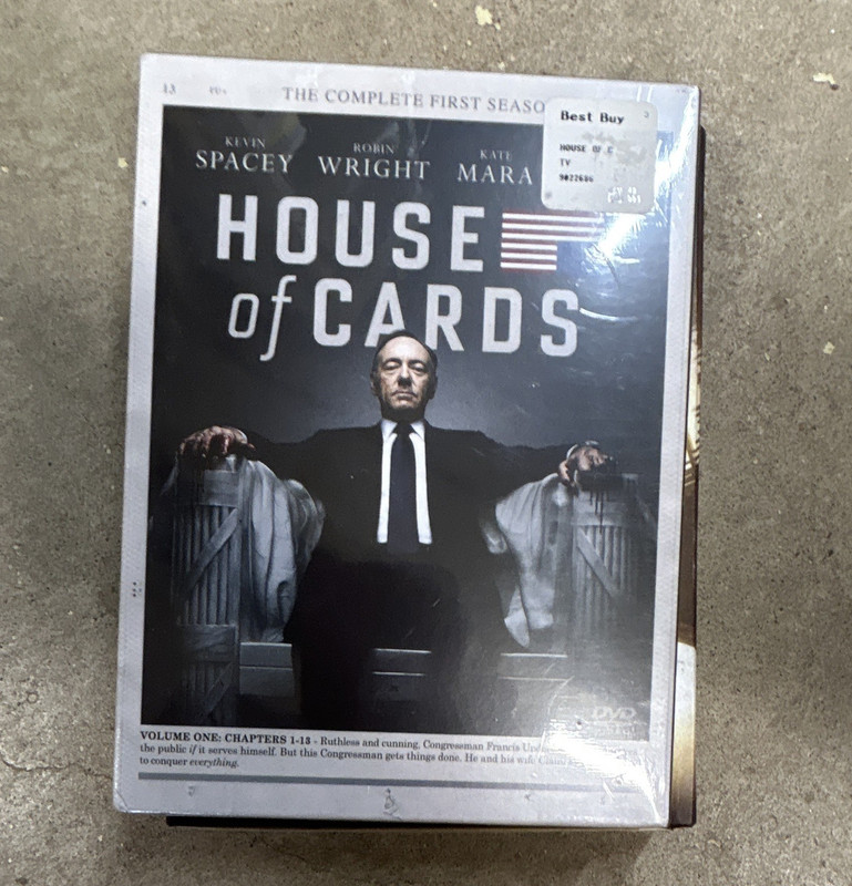 Sony Pictures House of Cards Complete First Season DVD Kevin Spacey TV Drama NR