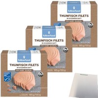 Followfood Msc Thunfischfilets Natur 3Er Pack 3X185G Dose Usy Block