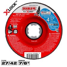 DIABLO DBX045063701F 4-1/2" Type 27 Metal Cut-Off Disc