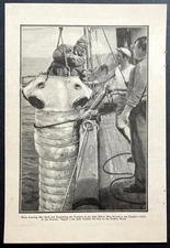 SS Egypt “Diving for $5,000,000”1930 article Alberto Gianni~Torretta Butoscopica