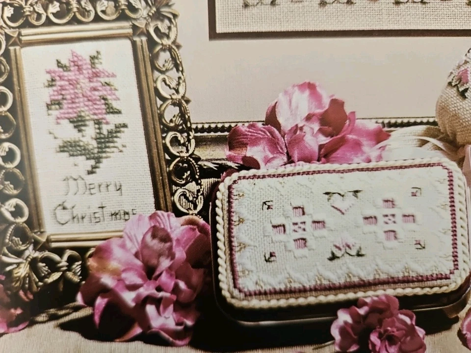 The Victoria Sampler CHRISTMAS POINSETTIA SAMPLER Cross Stitch Pattern FCE - Image 4 of 4